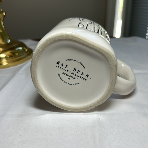 Rae Dunn Monday Blues coffee/tea mug - Picture 5 of 5